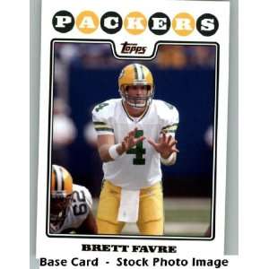  2008 Topps #34 Brett Favre   Green Bay Packers (Football 