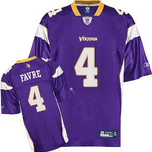 Brett Favre #4 Minnesota Vikings 2009 NFL jersey. FULLY EMBROIDERED 