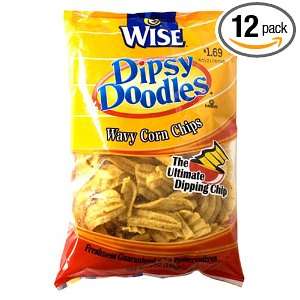 Wise Snacks Dipsy Doodles, 7 Ounce Bags (Pack of 12)  