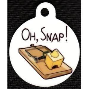  Round Oh Snap Pet Tags Direct Id Tag for Dogs & Cats Pet 