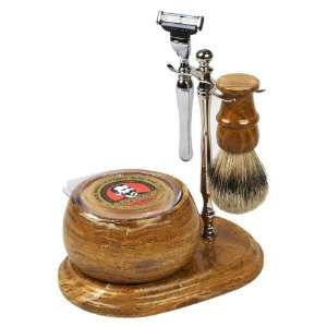  Colonel Conk No.251 Hand Crafted Shave Set, Gold Health 