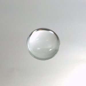  15mm Glass Transparent Unfoiled Circle Medium Dome 