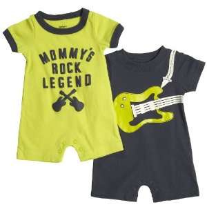  3 Months Carters Boys 2 Pack Romper Set Mommys Rock 