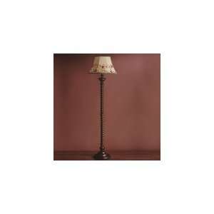  Somerset Wooden Floor Lamp Base Brown