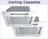   Ceiling Cass. Ductless Air Conditioner Heat Pump 30000 BTU Dual Zone