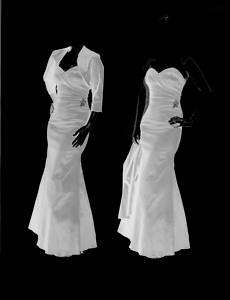 New Plus Size 16/18 White Mermaid Style Dress & Bolero  