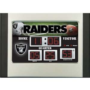  Team Sports Oakland Raiders Scoreboard Desk Clock Sports 