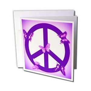  Patricia Sanders Creations   Pink and Purple Peace Sign 