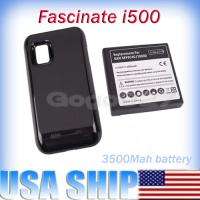 3500mAh EXTENDED BATTERY + COVER SAMSUNG FASCINATE i500  