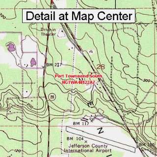 USGS Topographic Quadrangle Map   Port Townsend South, Washington 