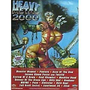  HEAVY METAL 2000 SOUNDTRACK 18x24 Poster Everything 