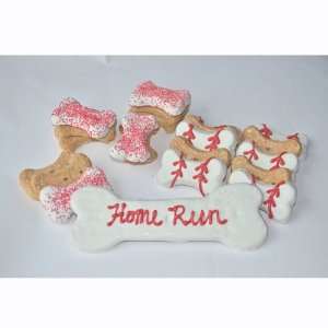    Foppers 23 Piece Home Run Baseball Dog Treat Gift Set