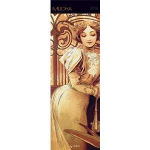  Mucha Paintings 19 by 6 Inch Vertical Wall Calendar Arts 