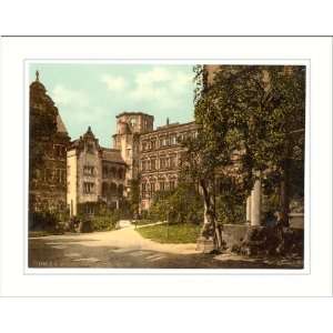  The Castle Yard Heidelberg Baden Germany, c. 1890s, (M 