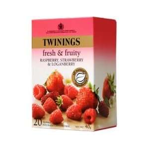 Twinings Infusion Raspberry, Strawberry and Loganberry Tea / 20 Tea 