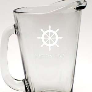  Helmsman Glass Pitcher