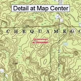  USGS Topographic Quadrangle Map   Perkinstown, Wisconsin 