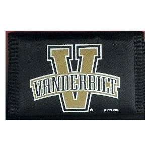  Vanderbilt University NCAA Nylon Trifold Wallet Sports 