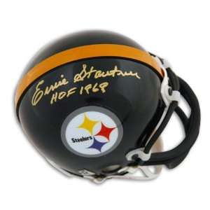  Ernie Stautner Pittsburgh Steelers Autographed Mini Helmet 