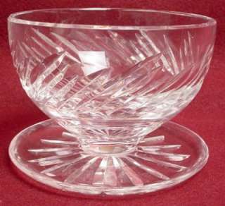 WATERFORD crystal MICHELE pttrn FOOTED DESSERT BOWL  