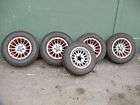 Complete Set 5 Western Turbine Wheels + Tires Ford Mopar Chevrolet GM 