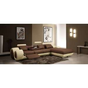  Modern Furniture  VIG  4085 Modern Leather Sectional Sofa 