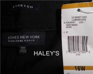 JONES NEW YORK STRETCH WOMAN GRAY DRESS SLACKS SIZE 16W  