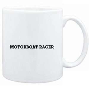  Mug White  Motorboat Racer SIMPLE / BASIC  Sports 