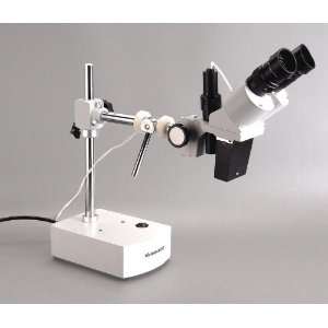 High WorkDist Binocular Stereo Microscope w Light  