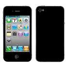 For Apple iPhone 4 Solid Black Vinyl Decal Sticker Skin Case 