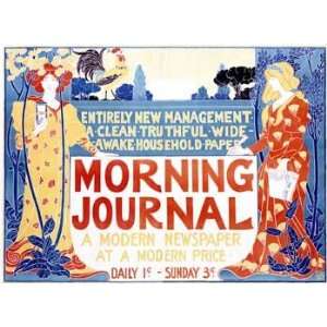 Louis J Rhead   Morning Journal Giclee on acid free paper  