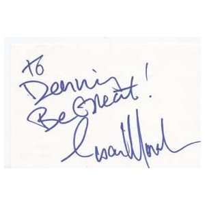  ESAI MORALES Signed Index Card In Person 
