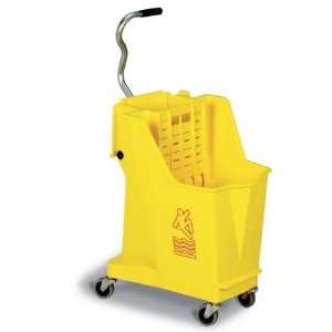  CONTINENTAL 351YW Mop Bucket with Wringer,35 qt,Yellow 