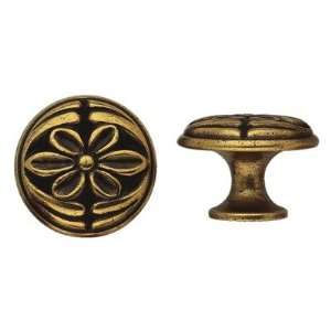  Decorative Knob in Distressed Antique Brass