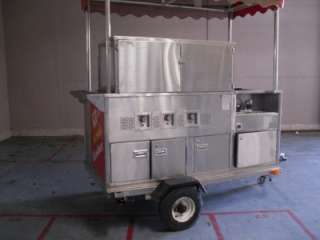 Steam Hot Dogs Push Cart, HotDogs, Food Vending 15014  