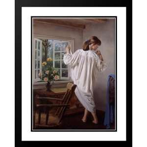 Whitaker, William 28x36 Framed and Double Matted The Open Window 