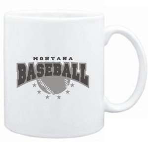 Mug White  Montana Baseball  Usa States Sports 