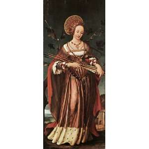   Hans Holbein the Younger   32 x 78 inches   St Ursula