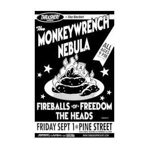  MONKEYWRENCH NEBULA   Limited Edition Concert Poster 