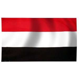  Yemen Flag 5X8 Foot Nylon PH Patio, Lawn & Garden