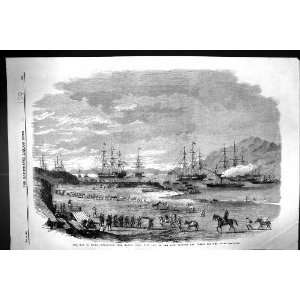 1860 War China Ships Hockly Pier Odin Bay Sikh Cavalry 