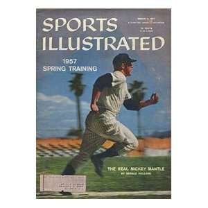  Mickey Mantle 1957 Sports Illustrated Magazine