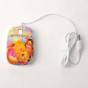  Winnie the Pooh USB Scroll Optical Mouse Laptop Office 