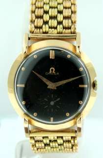 Omega Vintage 18k Yellow Gold 35mm Watch  