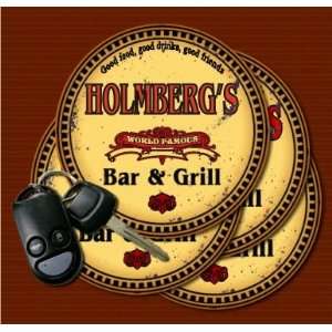  HOLMBERGS Family Name Bar & Grill Coasters Kitchen 