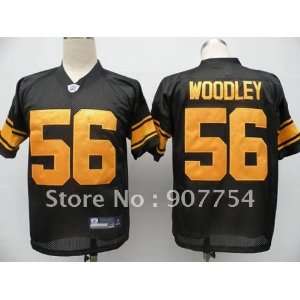 pittsburgh steelers #56 lamarr woodley black jersey 