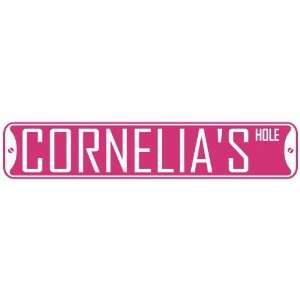   CORNELIA HOLE  STREET SIGN