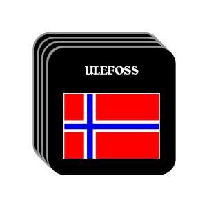  Norway   ULEFOSS Set of 4 Mini Mousepad Coasters 