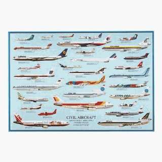  Safari 407821 Civil Aircraft Laminated Poster   Pack Of 3 