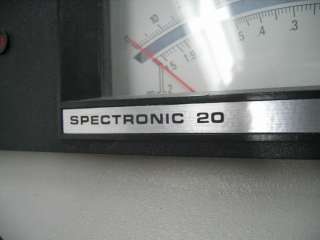 Milton Roy Spectronic 20 Spectrophotometer Bausch Lomb  